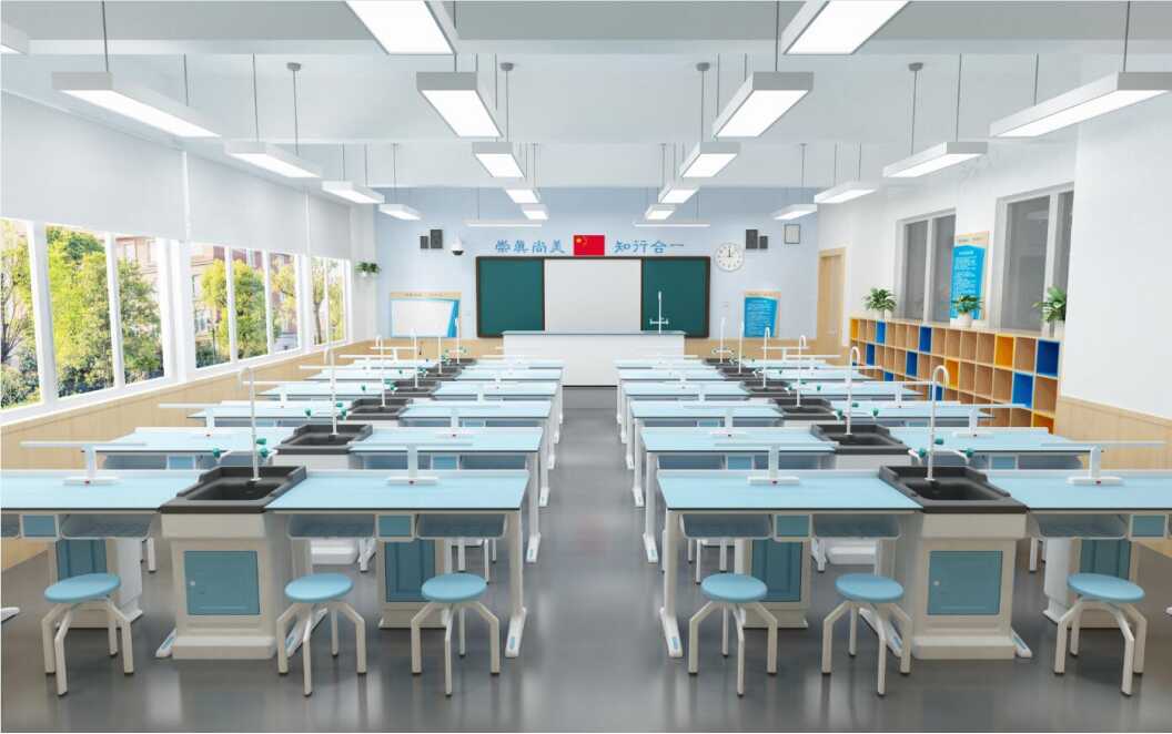 A工型桌普通生物实验室配置方案（48座）(1).jpg